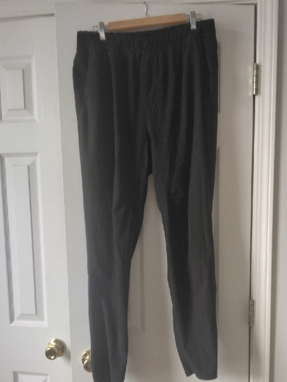 Adidas Black Track Pants with Elastic Waist